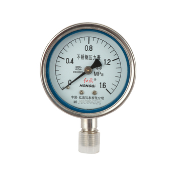 红旗 YTP-100BF/ml不锈钢隔膜压力表 YTP100BF/MF-1.6MPa