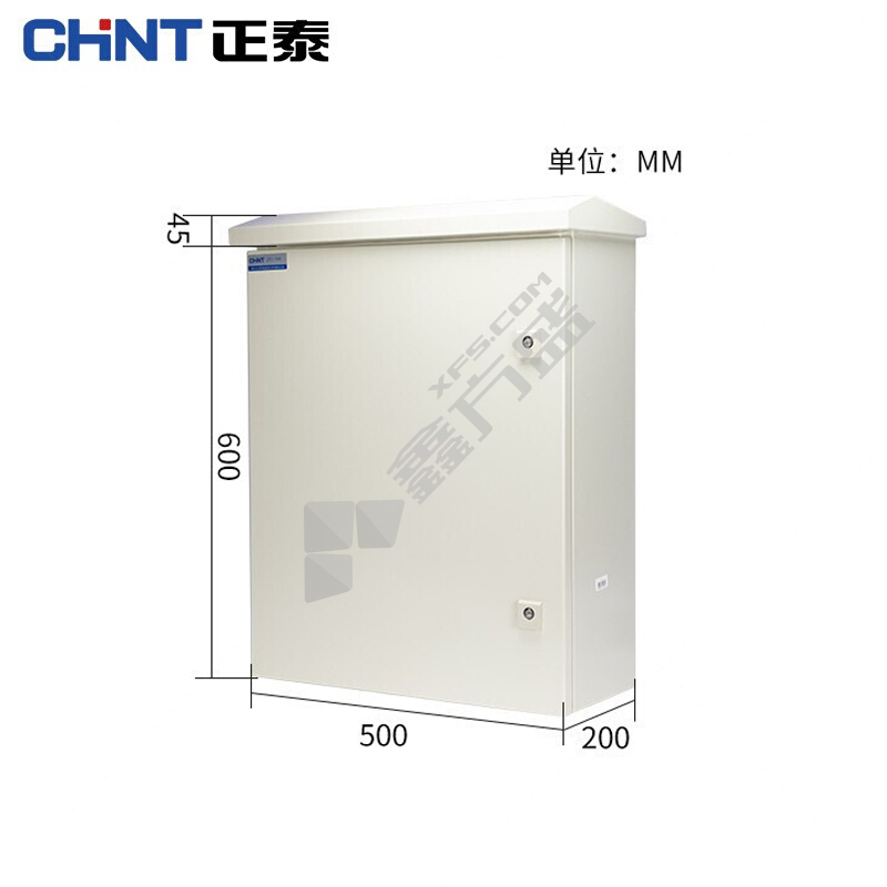 正泰 JFF1-6050/20型 户外配电箱 200*500*600mm 1.2mm