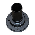 泫氏 黑色平面雨水斗 黑色 DN200