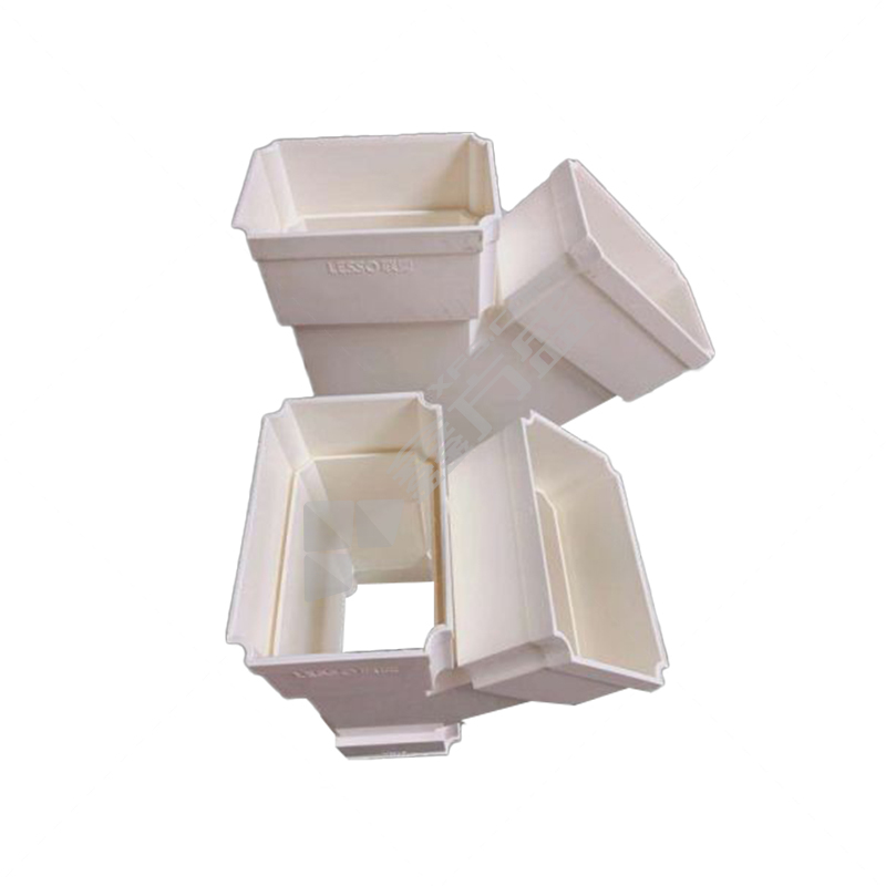 联塑 PVC方管斜三通 110*73 雨落水 白色