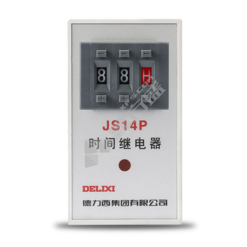德力西DELIXI 时间继电器JS14P9.9SAC220V JS14P-9.9S  AC220V