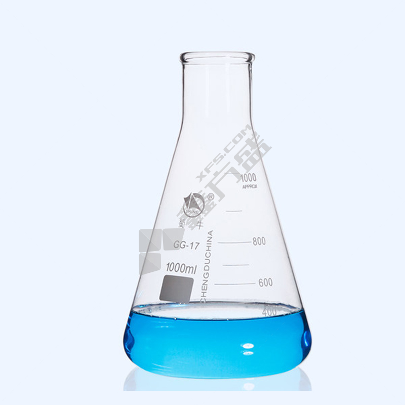 蜀牛 大口三角烧瓶喇叭口 1000ml