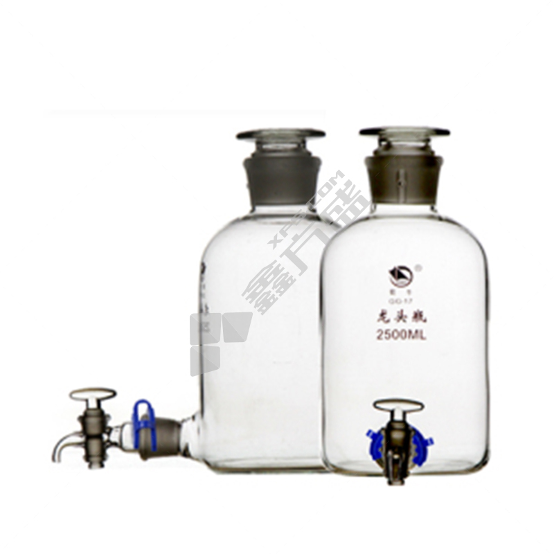 蜀牛 高硼硅龙头瓶 配29#塑料接口夹 2500ml