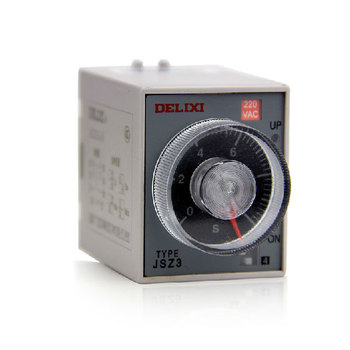 德力西DELIXI 时间继电器JSZ3Y型AC220V JSZ3Y  5-60S  AC  220V