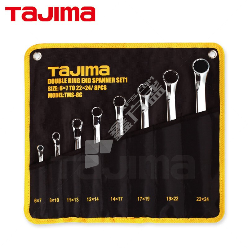 田岛TaJIma 11件双开口扳手套装 TKVS-11 1407-2663L