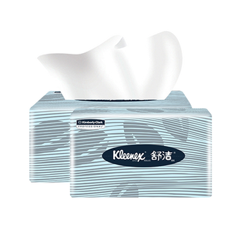 金佰利/Kimberly-Clark KLEENEX舒洁袋装面纸 200*166mm 2层/150抽/袋 48袋/箱 94466