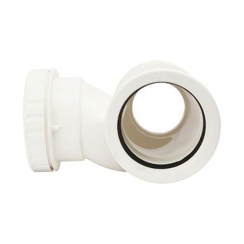 联塑 PVC45°消音斜三通 75 白色