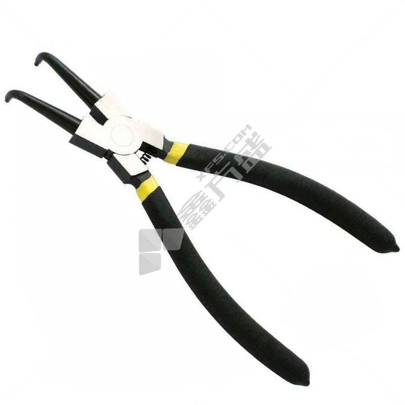 史丹利 Stanley 德式孔用弯嘴卡簧钳 7" 84-447-23