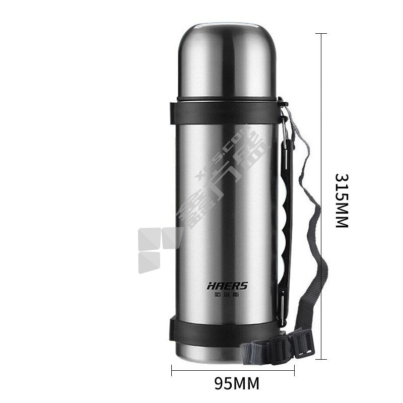 哈爾斯 真空保溫旅游壺 1200ml 銀色 HY-1200W-2