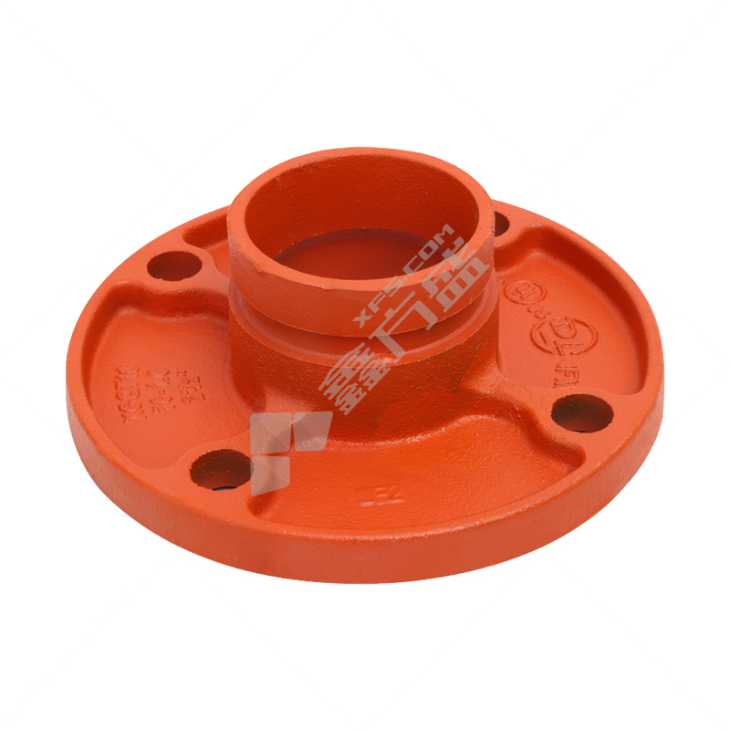 亿佰通 沟槽法兰短管2.5PMa φ159 DN150