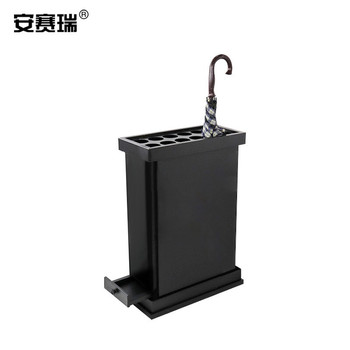 安赛瑞 雨伞架 12孔 黑色 701005