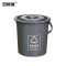 安赛瑞 塑料水桶 710048 10L方桶 灰色 有盖