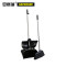 安赛瑞 13940 商用防风垃圾铲/扫把笤帚套装 13940 32.5cm 30cm 黑色