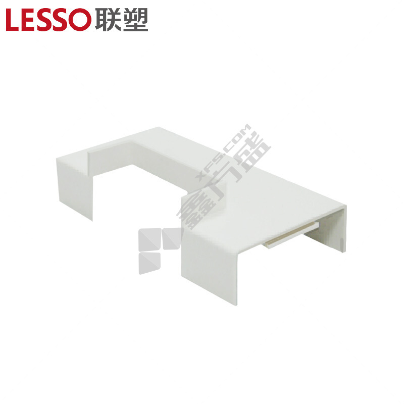 联塑 LESSO PVC线槽角形三通 59mm*22mm