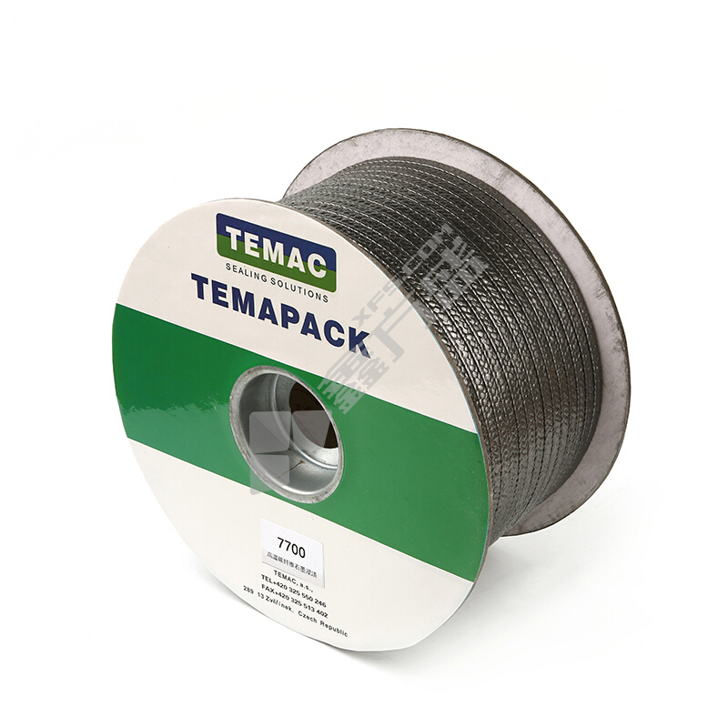 TEMAC 太美/TEMAC 碳纤维盘根7100 四氟浸渍 7100 四氟浸渍 8mm*8mm 5KG/卷