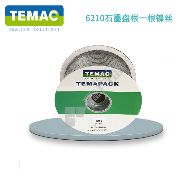 TEMAC 太美/TEMAC 石墨盘根一根镍丝6210 6210 8mm*8mm 5KG/卷