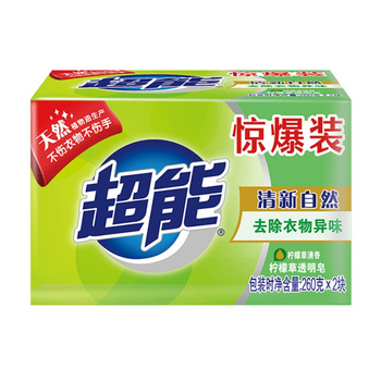 超能 N1柠檬草透明皂 226g*2