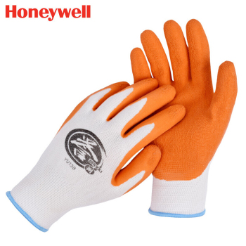 霍尼韦尔 13针靖丁腈涂层工作涤纶手套 JN138 9码 白色