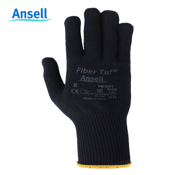 安思尔Ansell 聚酯纤维带PVC点塑手套 76-501 8
