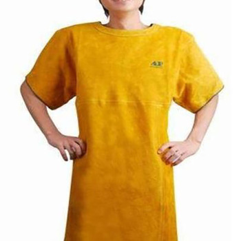 友盟 全皮短袖围裙平价款 L 金黄色 AP-6133