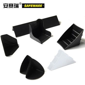 安赛瑞 三角形塑料包角 50mm*50mm*12mm 3mm 白色