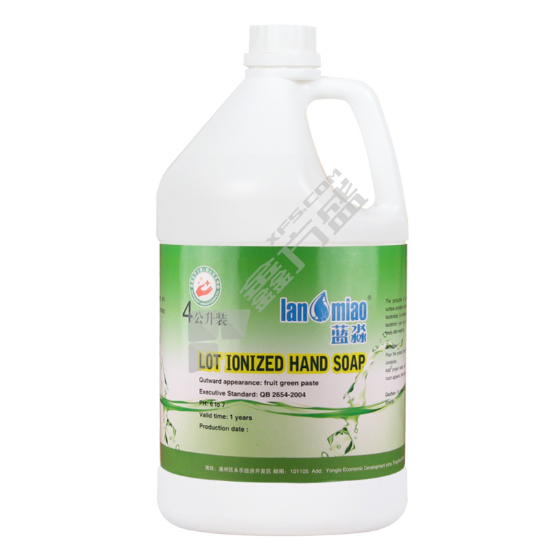 蓝淼 芦荟果绿洗手露 3.785L 花香果绿
