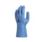 代尔塔 201920 舒适型天然乳胶防化植棉手套 201920 8.5码 蓝色 乳胶
