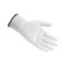 代尔塔 PU涂层尼龙针织手套 8码 白色 201702