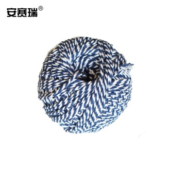 安赛瑞 棉线绳包装线 24528 φ1.5mm 50g 蓝白色
