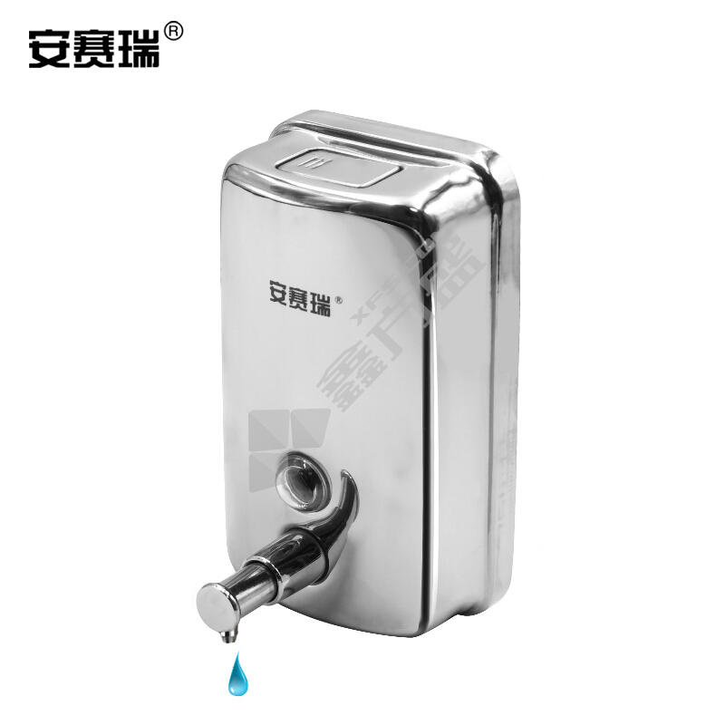 安赛瑞 24418 不锈钢壁挂式皂液器 500ML 24418