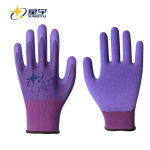 星宇XINGYU 尼龙微孔乳胶发泡手套 L578 8码/M 紫色