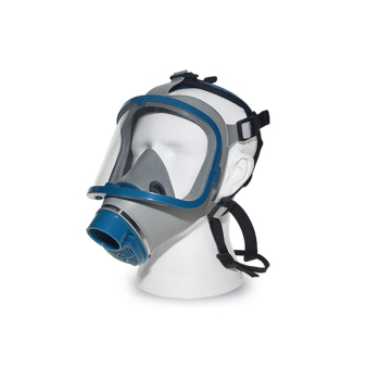 海固 天蓝白硅胶自吸过滤式防毒面具全面罩 HG 800  天蓝白