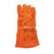 威特仕 10-2101 防火耐磨常规电焊手套 10-2101 XL 34cm 锈橙色