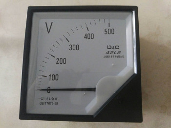 德力西DELIXI 电压表42L6型 42L6 电压表 500V