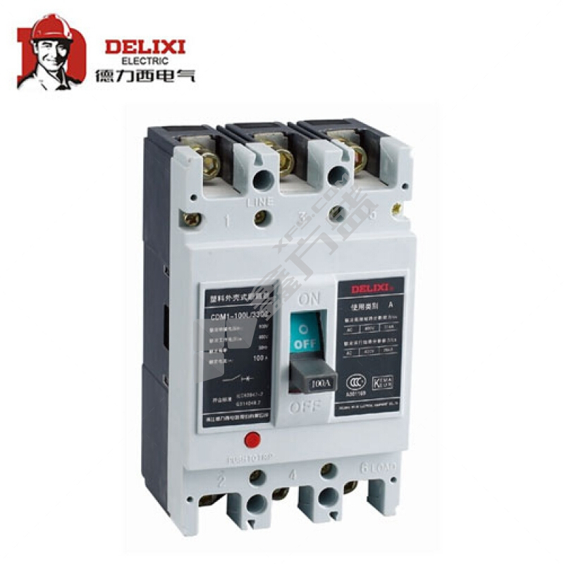德力西DELIXI 塑壳断路器CDM1-400L CDM1-400L/4300 350A
