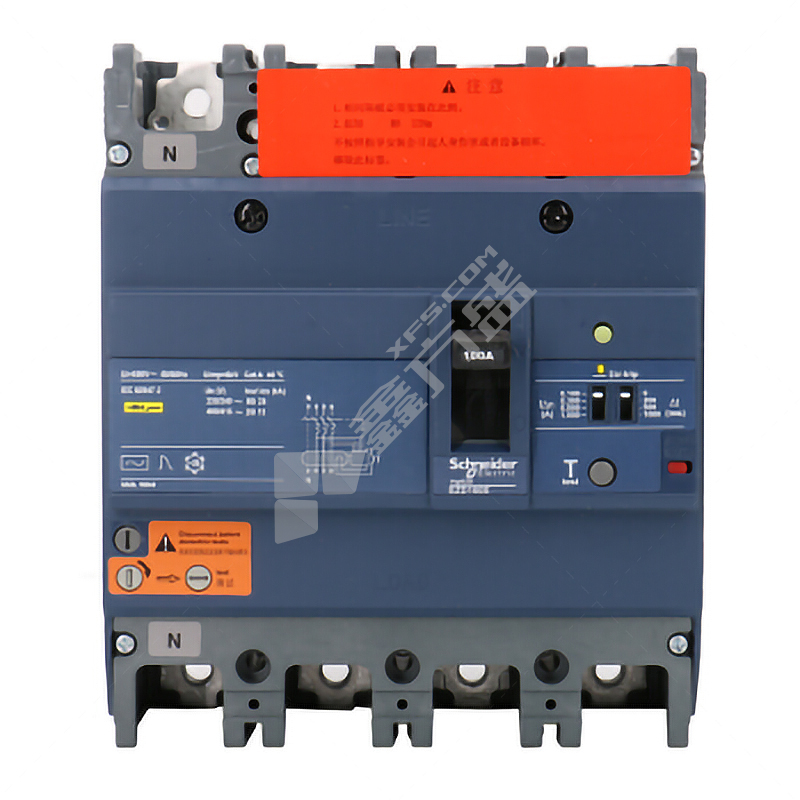 施耐德Schneider 塑壳漏电保护断路器 VIGIEZD630E 漏电跳闸 VIGIEZD630E-600A 4P 漏电跳闸