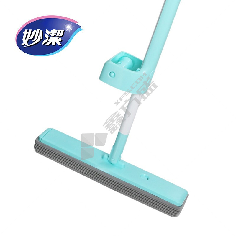 妙洁 180°速干地拖 33cm 绿色