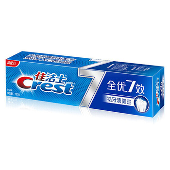 佳洁士 全优7效祛牙渍健白牙膏 180g 薄荷