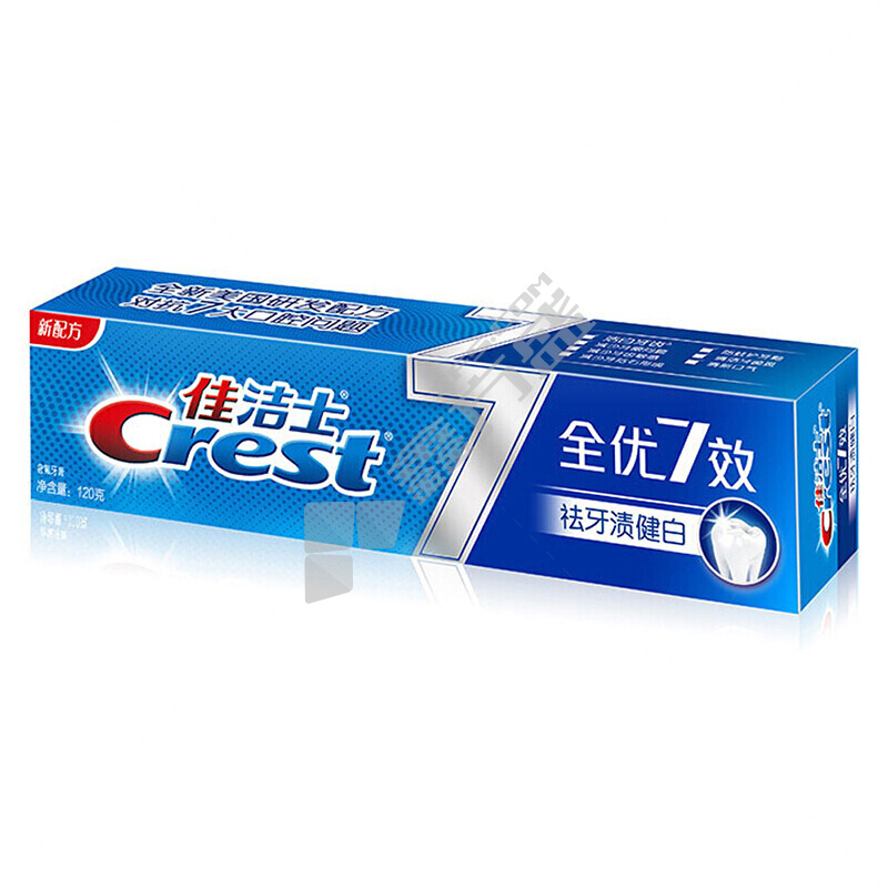 佳洁士 全优7效祛牙渍健白牙膏 180g 薄荷