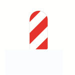 安赛瑞 15809 一型10片装一字型地贴 15*5cm 15809 一型 10片装