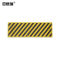 安赛瑞 15767 黄黑条纹图案地贴警示标识 15767 20mm×60cm 黄黑条纹