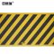 安赛瑞 15767 黄黑条纹图案地贴警示标识 15767 20mm×60cm 黄黑条纹