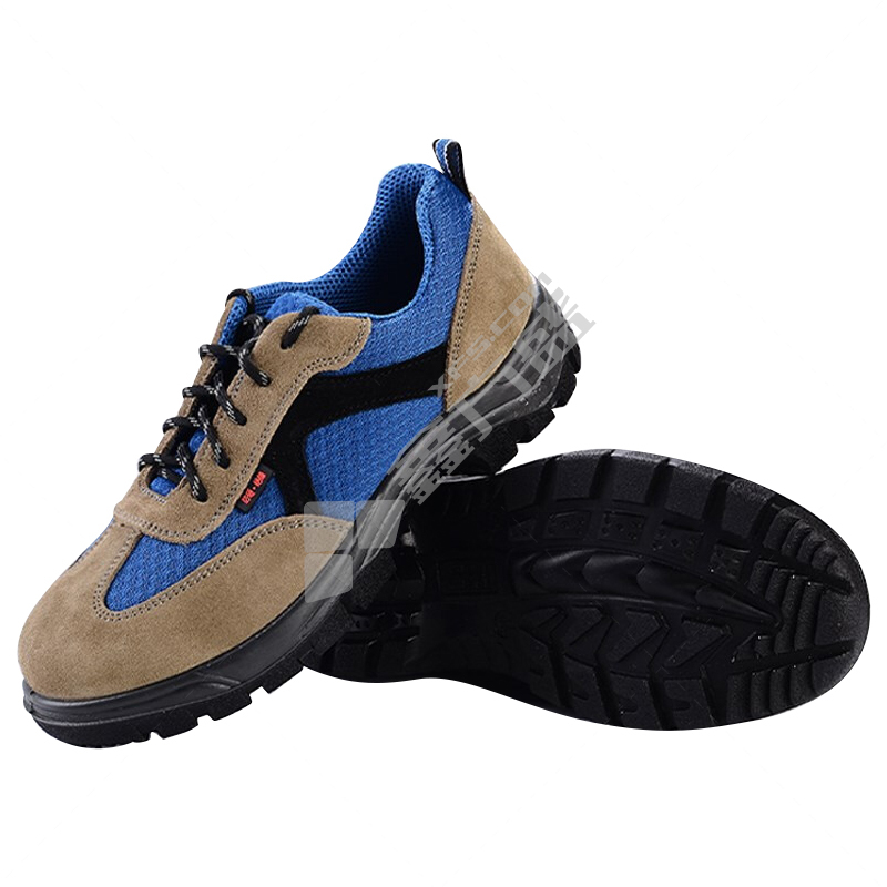 盾王 彩色运动款防砸绝缘鞋 2603 蓝色 38码