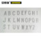安赛瑞 34601 切字母不干胶标签套装 34601 字高50.8mm A-Z 各10片