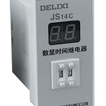 德力西DELIXI 数显时间继电器JS14PS JS14PS  0.1小时-9.9小时 AC220V