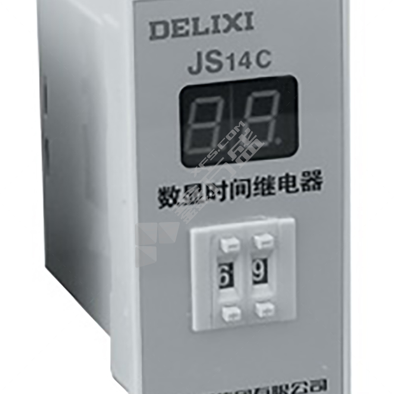 德力西DELIXI 数显时间继电器JS14PS JS14PS  0.1小时-9.9小时 AC220V