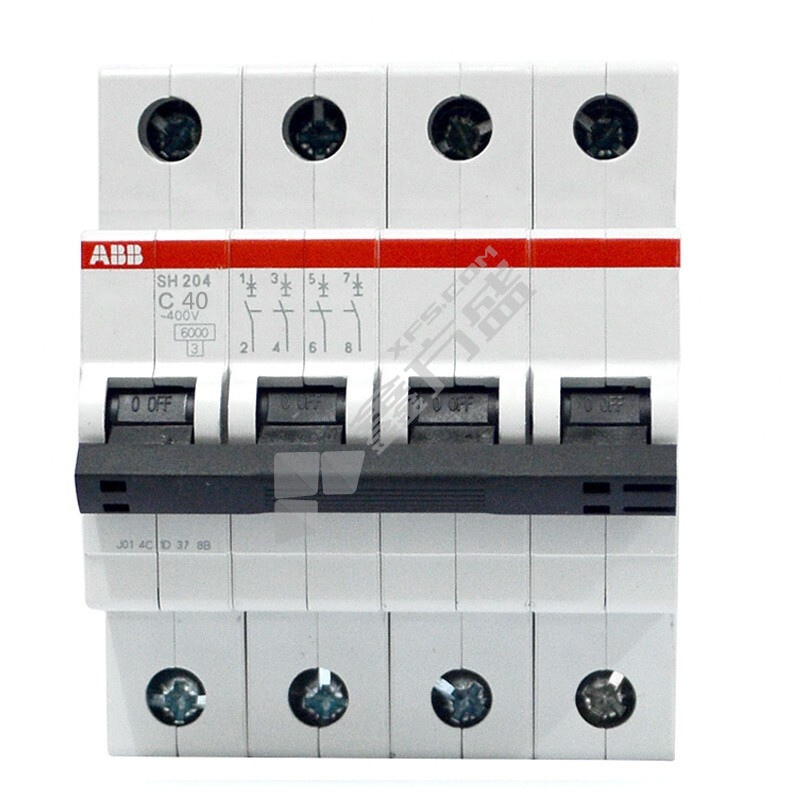 ABB 微型断路器SH204系列4P SH204-B32