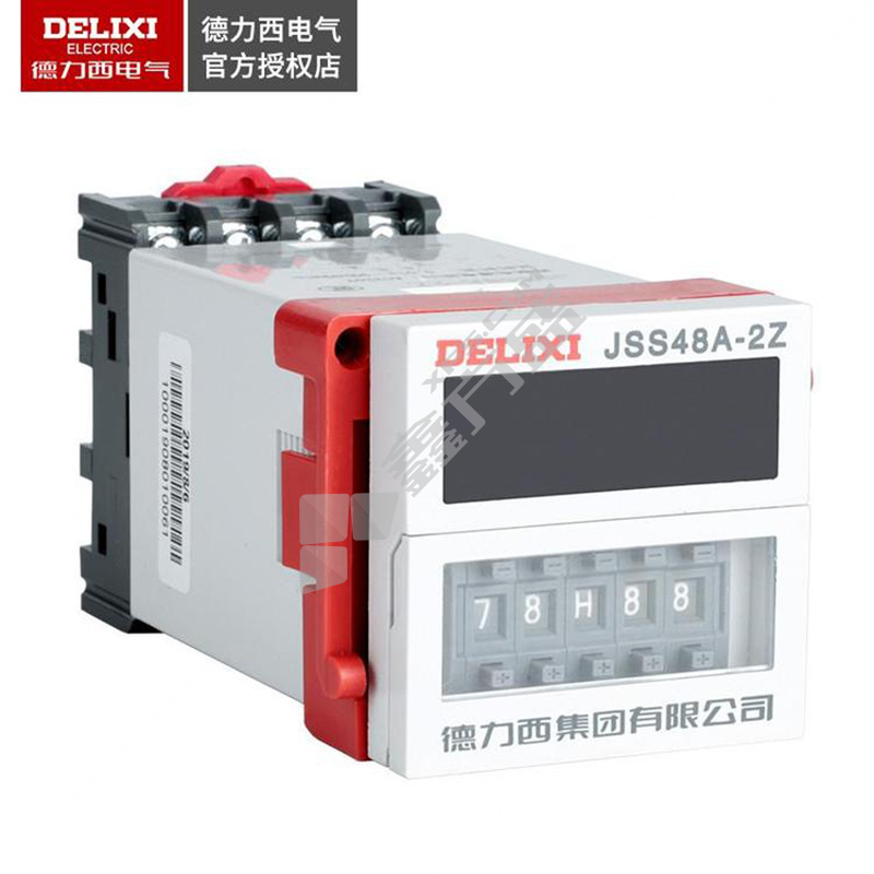 德力西DELIXI 时间继电器JSS48A-11 JSS48A-11 0.01S-99H99 AC/DC24V带PF113A座