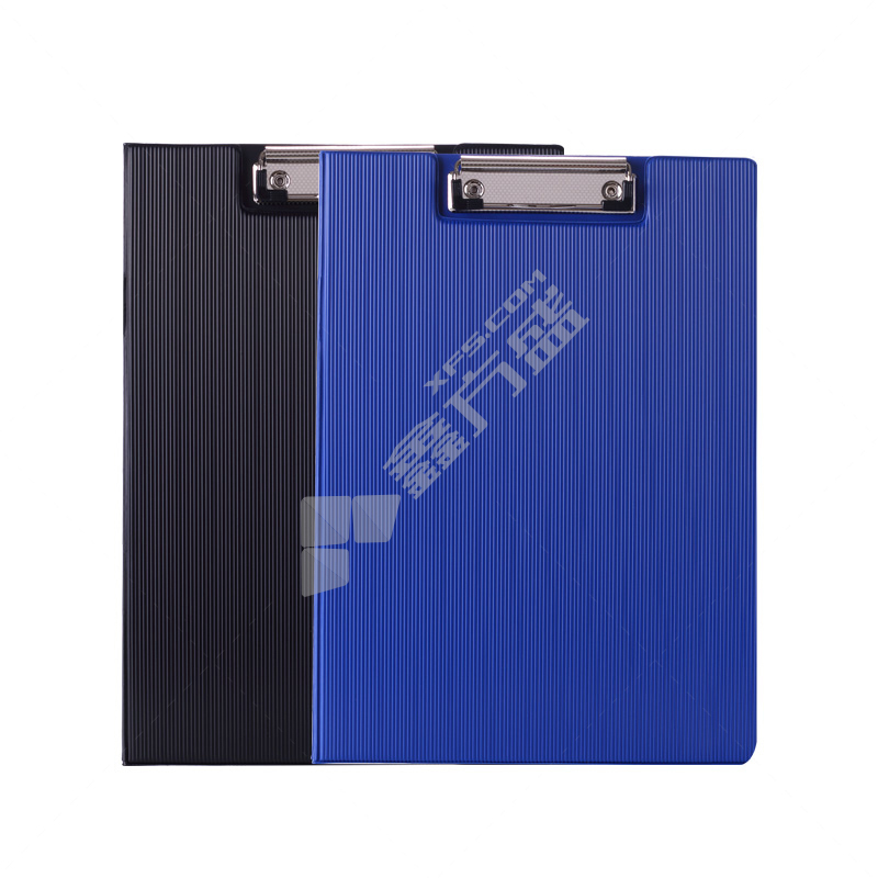 齊心 TR19  辦公必備直條紋雙折式板夾 A4 332*232mm 藍(lán)色 TR19