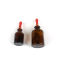 WITEG 棕色滴瓶 橡胶滴头 SGCR-5-881-100